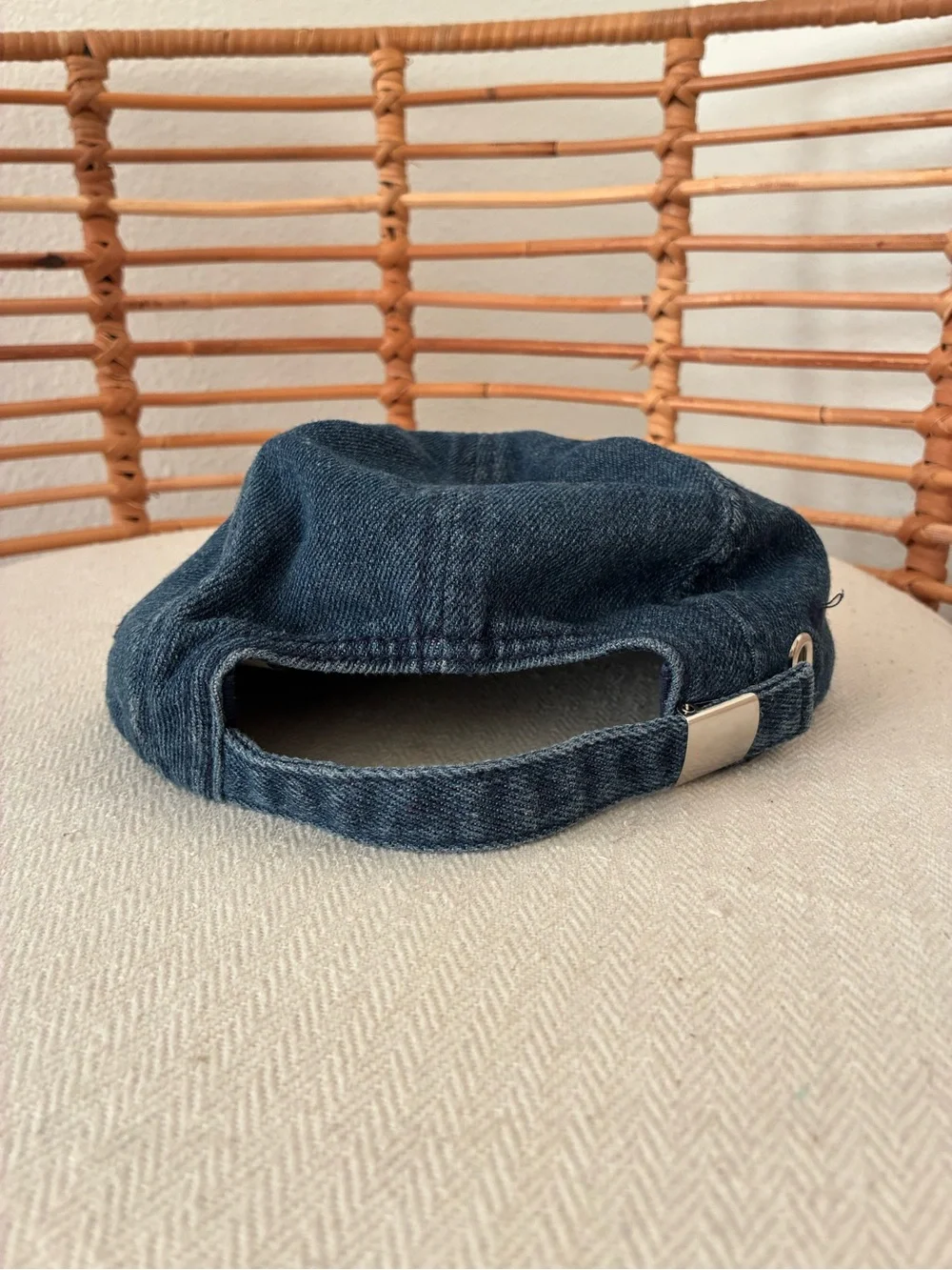 Kids Cash and Co Denim Heart Hat